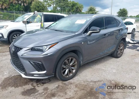 2019 Lexus Nx 300 F Sport из США, поврежденный, VIN JTJYARBZ3K2145568